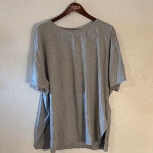 Gray Short Sleeve Tunic style T-Shirt
